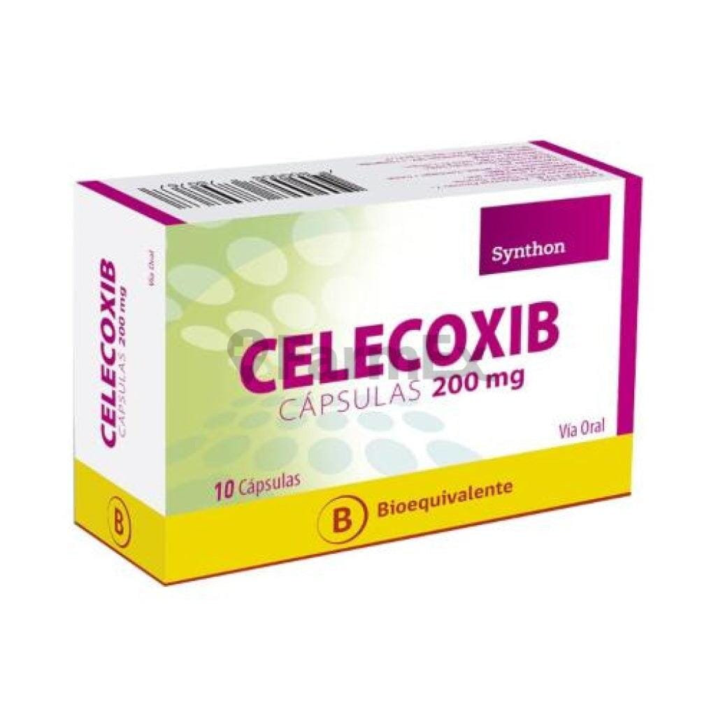 Celecoxib 200 mg x 10 cápsulas Farmex-Pluxee-Persistente